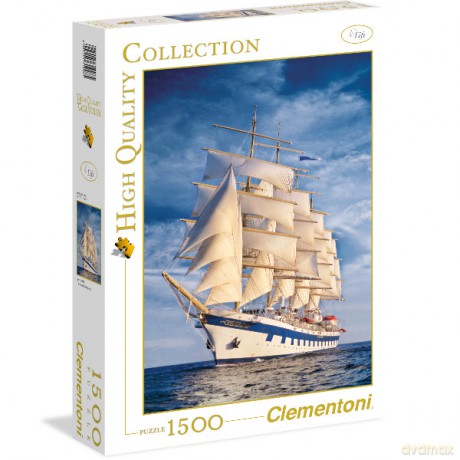 CLEMENTONI 1500 EL. Żaglowiec [PUZZLE]