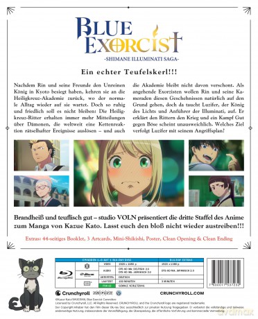 Blue Exorcist: Shimane Illuminati Saga - Staffel 3 - Vol.1 - [Blu-Ray]