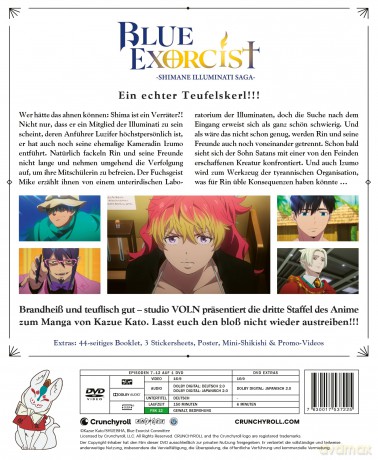 Blue Exorcist: Shimane Illuminati Saga - Staffel 3 - Vol.2 - [DVD]