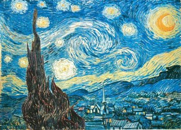 CLEMENTONI 2000 EL.Van Gogh Gwieźdz. Noc [PUZZLE]