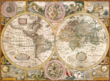 CLEMENTONI 3000 EL. Stara Mapa [PUZZLE]