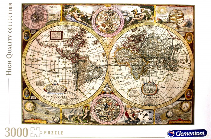 CLEMENTONI 3000 EL. Stara Mapa [PUZZLE]