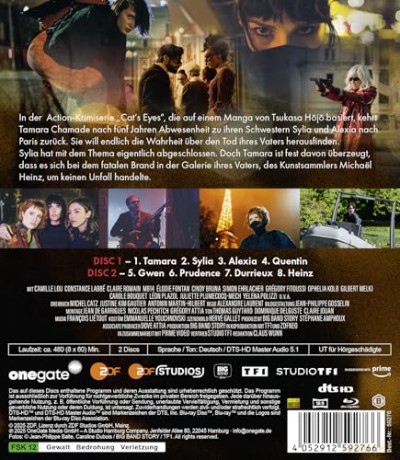 Cat's Eyes [Blu-Ray]