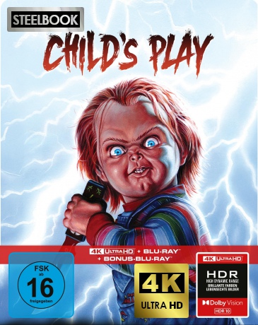 Chucky - Die Mörderpuppe - Limitiertes SteelBook [Blu-Ray 4K]