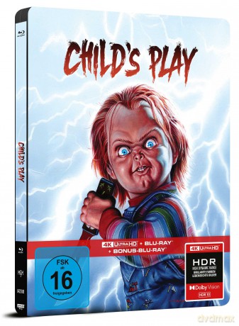 Chucky - Die Mörderpuppe - Limitiertes SteelBook [Blu-Ray 4K]