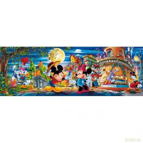 CLEMENTONI 1000 EL. Panorama Myszka Miki [PUZZLE]