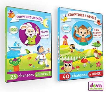 Comptines en dessins animés [DVD]