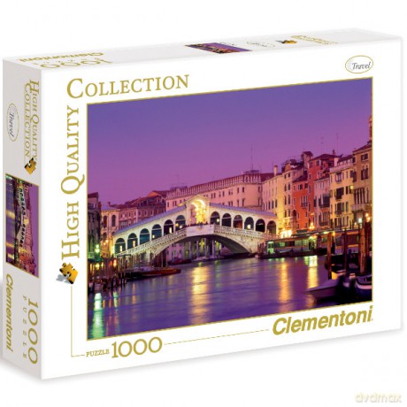 CLEMENTONI 1000 EL. Most Rialto,Wenecja [PUZZLE]