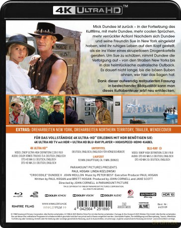 Crocodile Dundee II [Blu-Ray 4K]