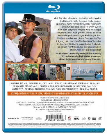 Crocodile Dundee II (Krokodyl Dundee 2) [Blu-Ray]