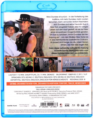 Crocodile Dundee II (Krokodyl Dundee 2) [Blu-Ray]