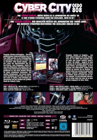 Cyber City Oedo 808 - 3 OVAs [Blu-Ray]