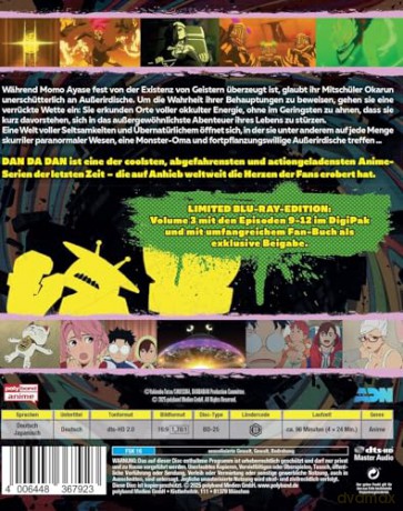 DAN DA DAN - Staffel 1, Volume 3 LTD. - Mit Fan-Buch [Blu-Ray]