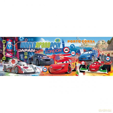 CLEMENTONI 1000 EL. Cars 2, Panorama [PUZZLE]