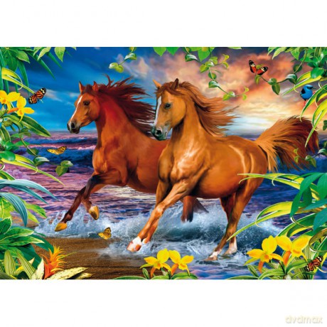 CLEMENTONI 1000 EL. 3D Konie [PUZZLE]