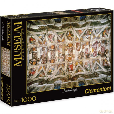 CLEMENTONI 1000EL M.Anioł Kaplica Syksty [PUZZLE]