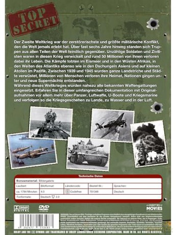 Der 2. Weltkrieg - Alle Waffengattungen und spektakuläre Aufnahmen aus den Jahren 1939 bis 1945 [DVD]