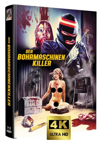 Der Bohrmaschinenkiler - Mediabook wattiert - Limited Edition auf 100 Stück [Blu-Ray 4K]