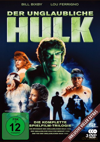 Der unglaubliche Hulk - Die komplette Spielfilm-Trilogie von 1988-1990 plus Extras [DVD]