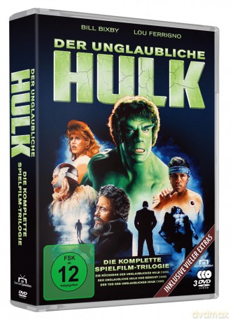 Der unglaubliche Hulk - Die komplette Spielfilm-Trilogie von 1988-1990 plus Extras [DVD]