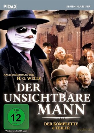 Der unsichtbare Mann - Die komplette 6-teilige Kult BBC Serie nach dem populären Grusel-Roman von H. G. Wells [DVD]
