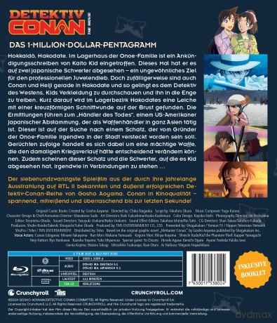 Detektiv Conan: Das 1-Million-Dollar Pentagramm - 27. Film - [Blu-Ray]