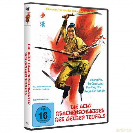 Die acht Drachenschwerter des gelben Teufels - Limited Edition - FULL UNCUT Widescreen Version [DVD]