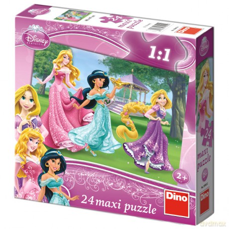 DINO 24 EL. Maxi Księżniczki [PUZZLE]