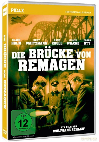 Die Brücke von Remagen - Deutscher Klassiker von 1966/1967 unter der Regie von Wolfgang Schleif mit Claus Holm und Claus Wilcke als packendes Kriegsdrama über Mut, Opfer und Geschichte auf DVD [DVD]