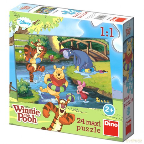 DINO 24 EL. Maxi K. Puchatek nad wodą [PUZZLE]