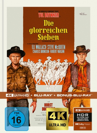 Die glorreichen Sieben - Limitiertes Mediabook [Blu-Ray 4K]