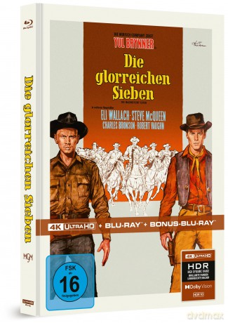 Die glorreichen Sieben - Limitiertes Mediabook [Blu-Ray 4K]