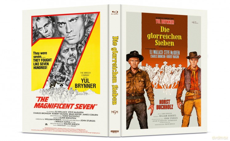 Die glorreichen Sieben - Limitiertes Mediabook [Blu-Ray 4K]