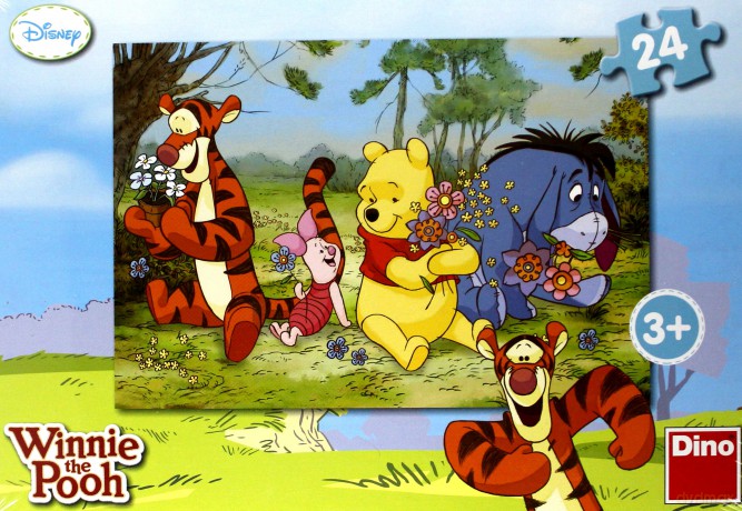 DINO 24 EL. Kubuś na kwitnącej łące [PUZZLE]