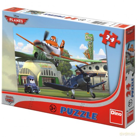 DINO 24 EL. Samoloty [PUZZLE]