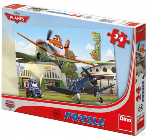 DINO 24 EL. Samoloty [PUZZLE]