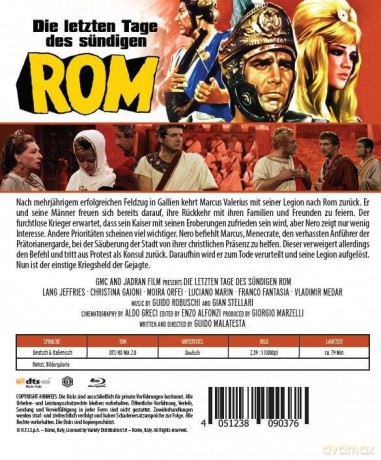 Die letzten Tage des sündigen Rom [Blu-Ray]