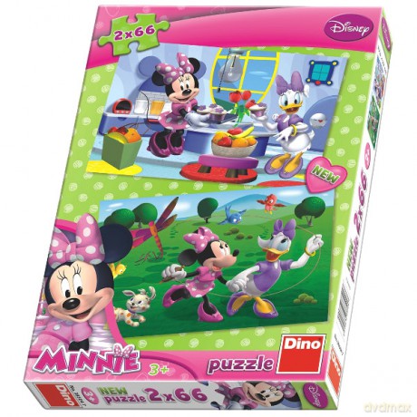 DINO 2x66 EL. Moja przyjaciółka Minnie [PUZZLE]