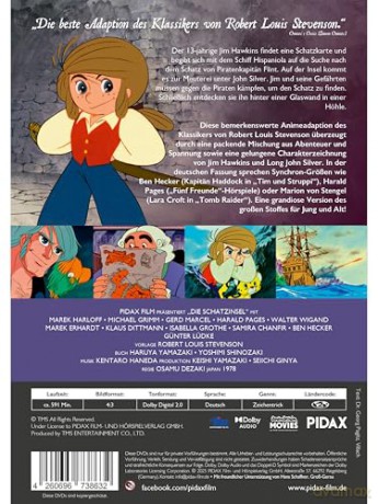 Die Schatzinsel - Die komplette 26-teilige Anime-Kultserie nach Robert Louis Stevenson [DVD]
