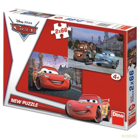 DINO 2x66 EL. Cars McQueen i Przyjaciele [PUZZLE]