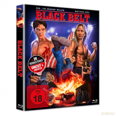 DON "THE DRAGON" WILSON - Black Belt - Unrated - Cover B [Blu-Ray]