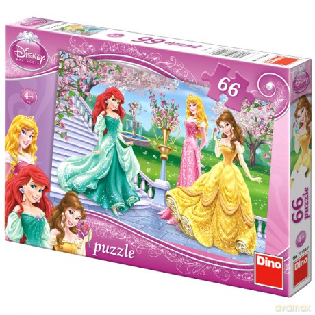 DINO 66 EL. Księżniczki przy forntannie [PUZZLE]
