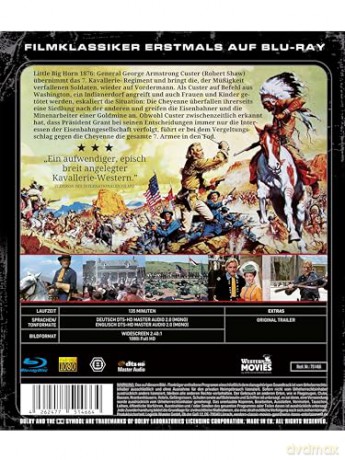 Ein Tag zum Kämpfen Blu-ray - Custer of the West - Die Kino-Langfassung des Legendären Historien-Western in HD neu abgetastet - Western-Klassiker mit Historischem Hintergrund [Blu-Ray]