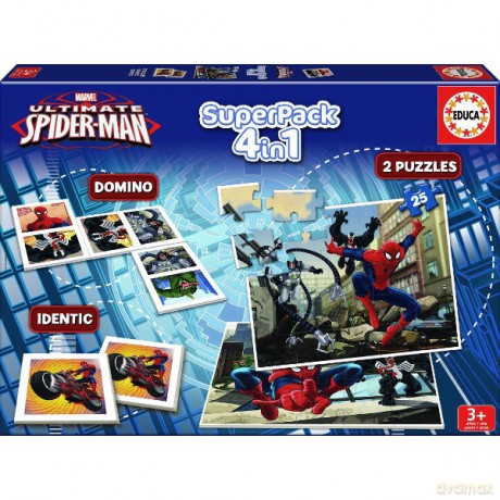 EDUCA 2X25ELMEMODOMINO, Spiderman [PUZZLE]