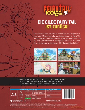 Fairy Tail: 100 Years Quest - Staffel 1 - Gesamtausgabe [Blu-Ray]