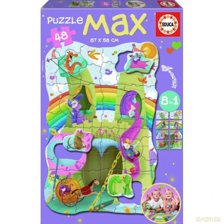 EDUCA 48EL, Podłog Księżniczki i Rycerze [PUZZLE]