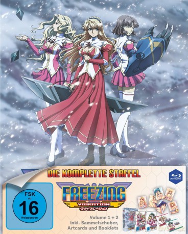 Freezing Vibration - Die komplette Staffel LTD. - Vol. 1 + 2 inkl. Sammelschuber, Artcards und Booklets [Blu-Ray]