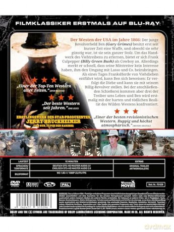 Greenhorn - The Culpepper Cattle Co - In HD abgetastet und Digital Restauriert - Restaurierte 70er Perle mit Edlen Wendecover [DVD]