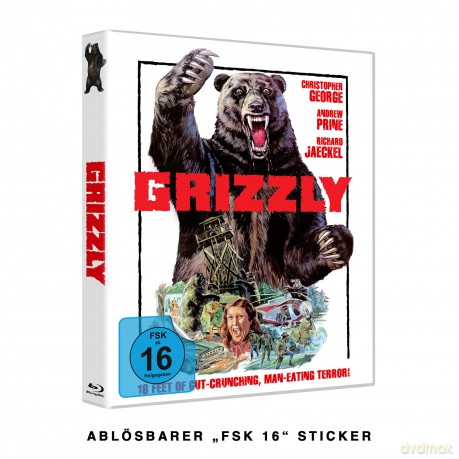 GRIZZLY - Eine Bestie läuft Amok - Cover B - Scanavo Edition [Blu-Ray]