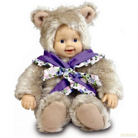 ANNE GEDDES Lalka Miś z apaszką 9" [ZABAWKA]